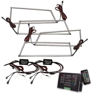 Chevrolet Silverado Headlight Halo Kit - ORACLE Lighting - ColorSHIFT w/ 2.0 Controller - `03-`06